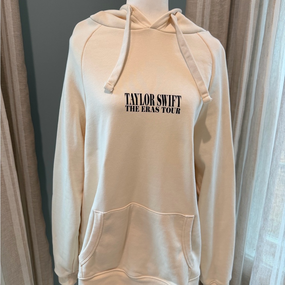 Taylor Swift Cream Eras Tour Hoodie Size Large